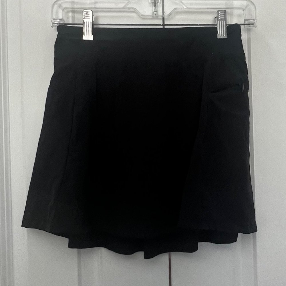 Girls' Woven Skort - All in Motion Black Size XL (14/16)